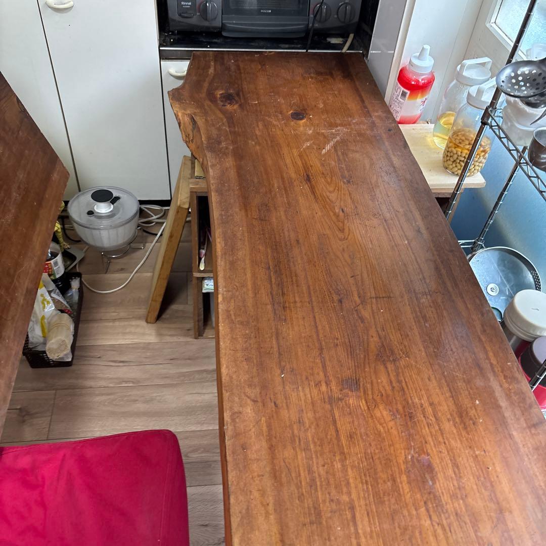 奈良　吉野産　杉の木　一枚板　テーブルの天板に