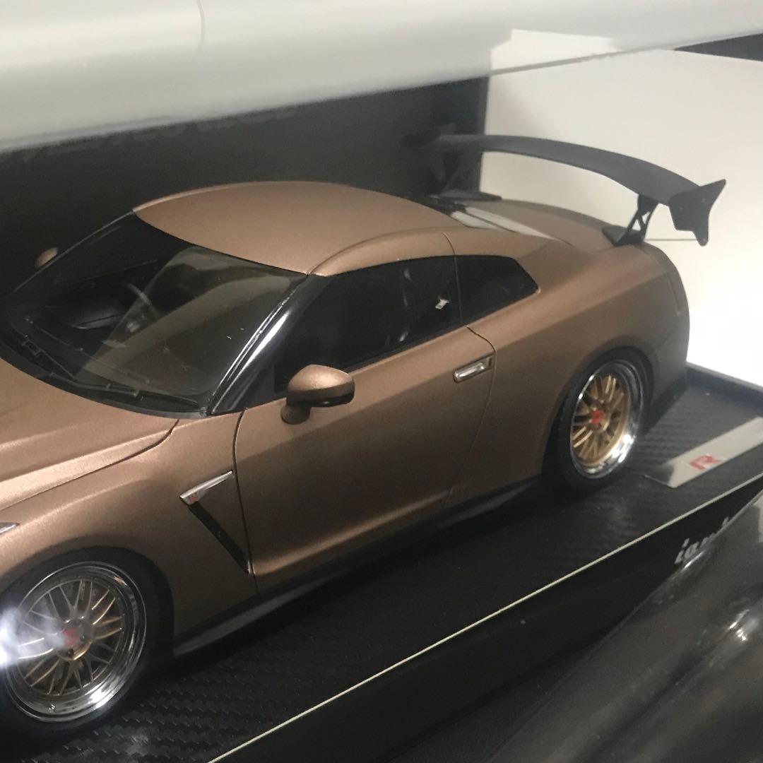 イグニッションモデル 1/18 日産 GT-R (R35) マットブラウン