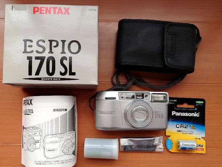 PENTAX ESPIO 170SL フィルムカメラ（フイルム.電池.取説付き）