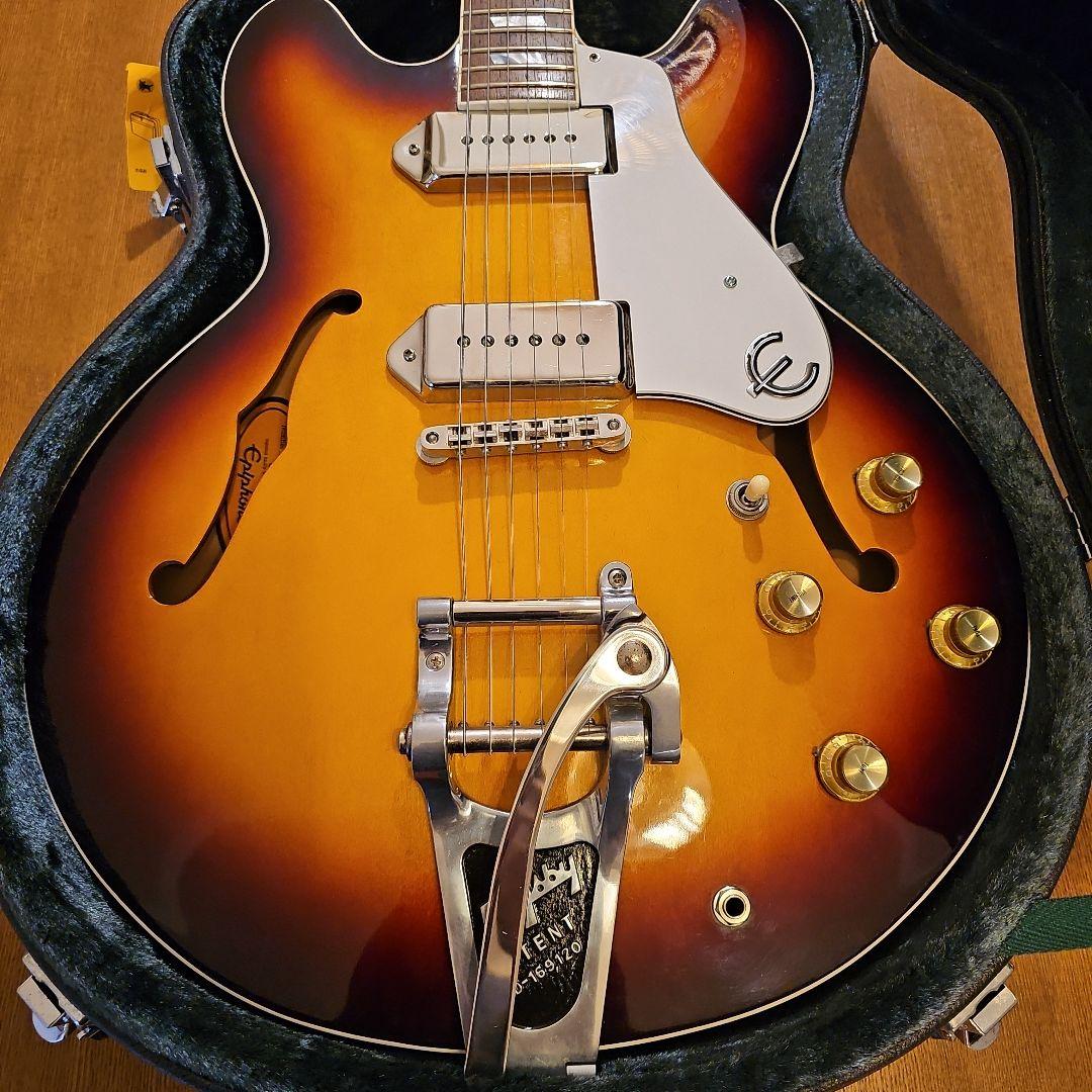 1996 エピフォン　カジノ　ビグズビー　日本製　オレンジラベル