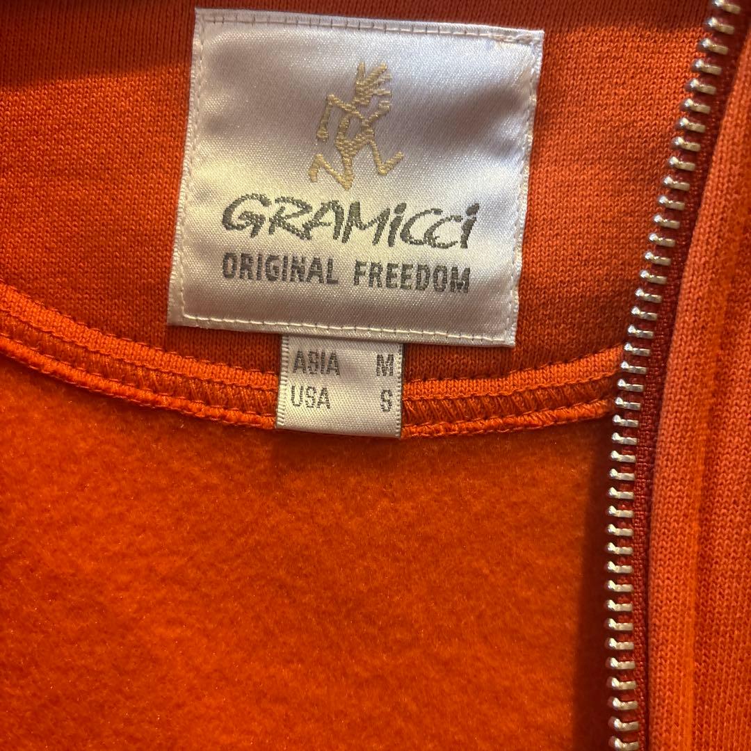 GRAMICCI オレンジパーカー Mサイズ