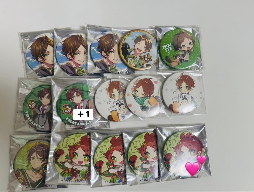 うらたぬき 缶バッジ 198個 まとめ売り ②