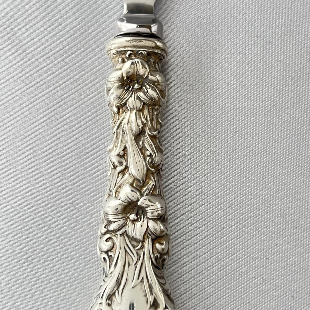 【Gorham】 アールヌーボー レターオープナー / レターナイフ【純銀】