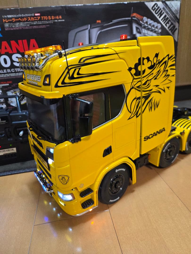 タミヤ1/14 スカニア　770S 8×4/4 フルオペレーション