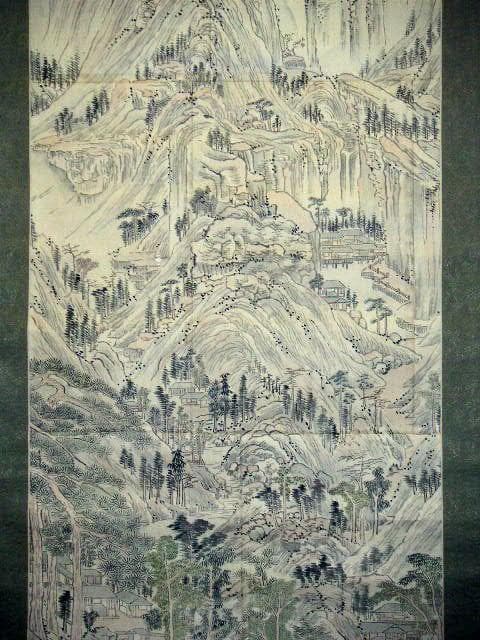 ♥掛軸　朝倉 震陵　掛け軸　骨董品