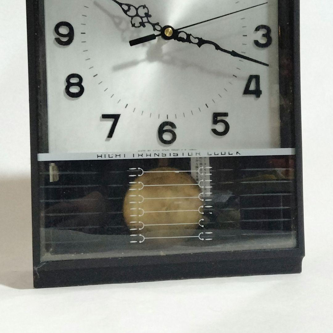 【動作品】愛知時計 掛け時計 振り子時計 昭和レトロ アンティーク レア文字盤