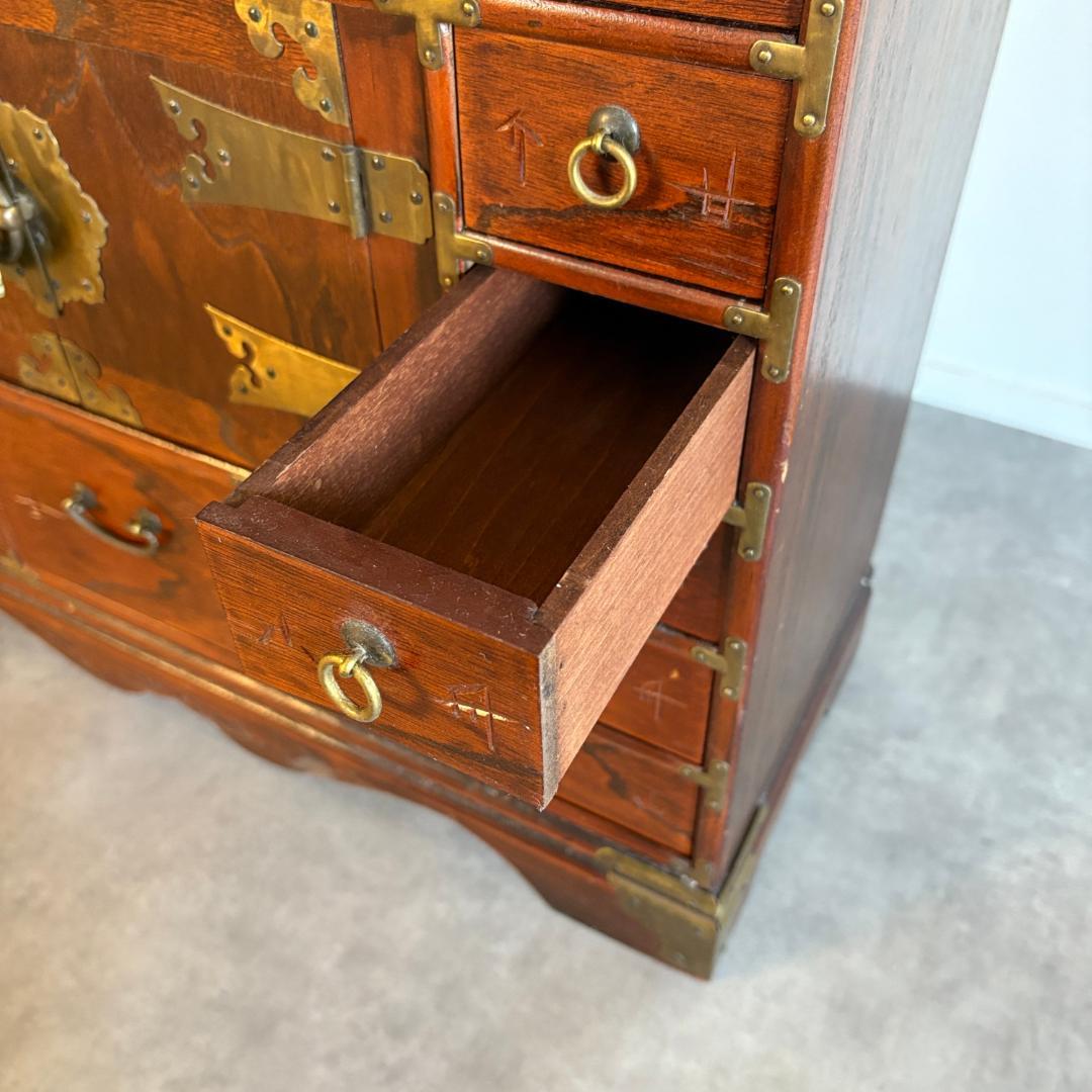 李朝　薬箪笥　薬屋のひとりごと