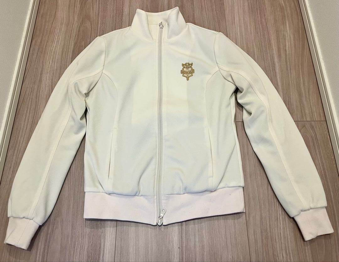 BEAMS GOLF ダンボールニット ジップアップブルゾン M ホワイト