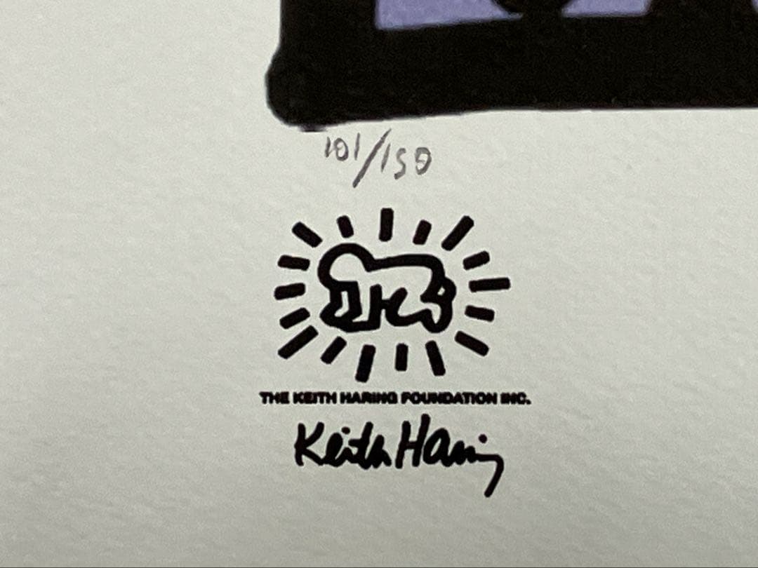 ゴ*ん様 【模写】キース・ヘリング アート品 KEITH HARING 【送料無