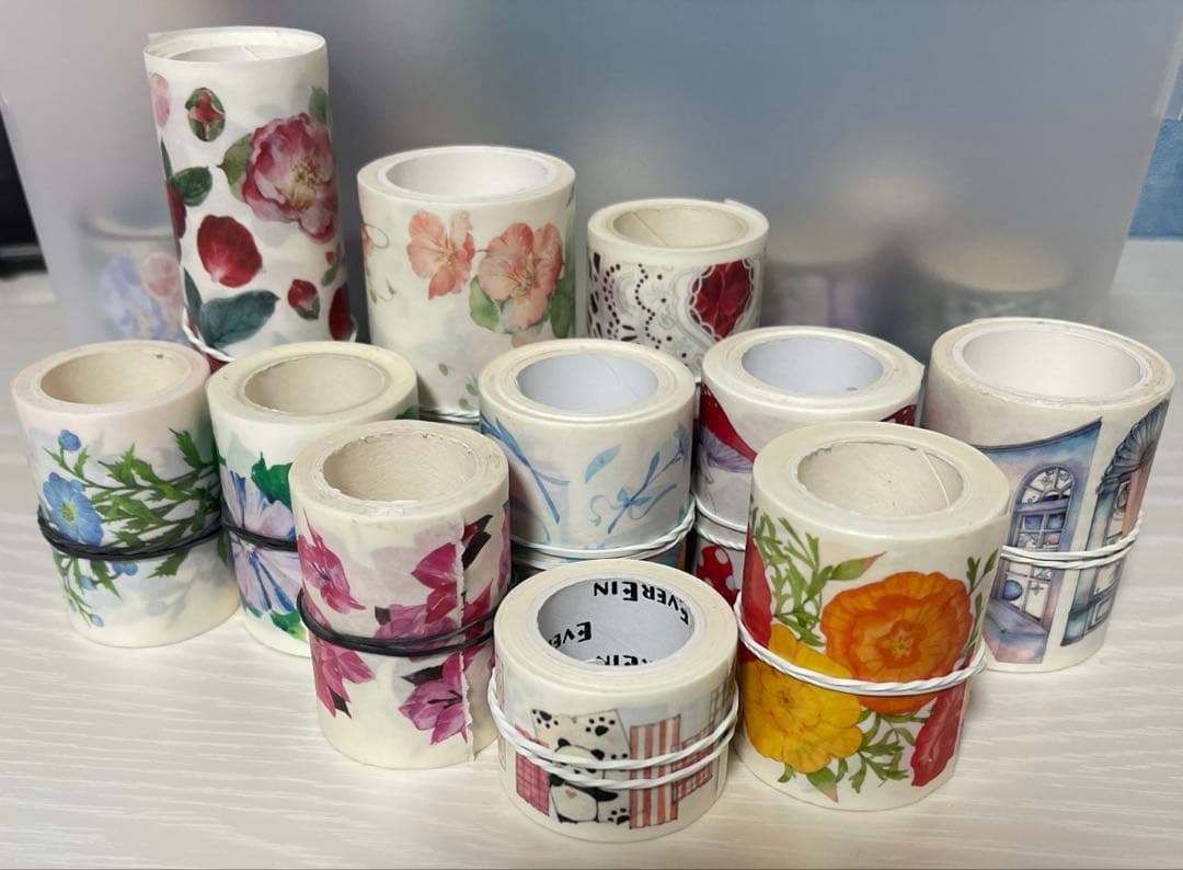 海外マステ和紙素材 まとめ売り