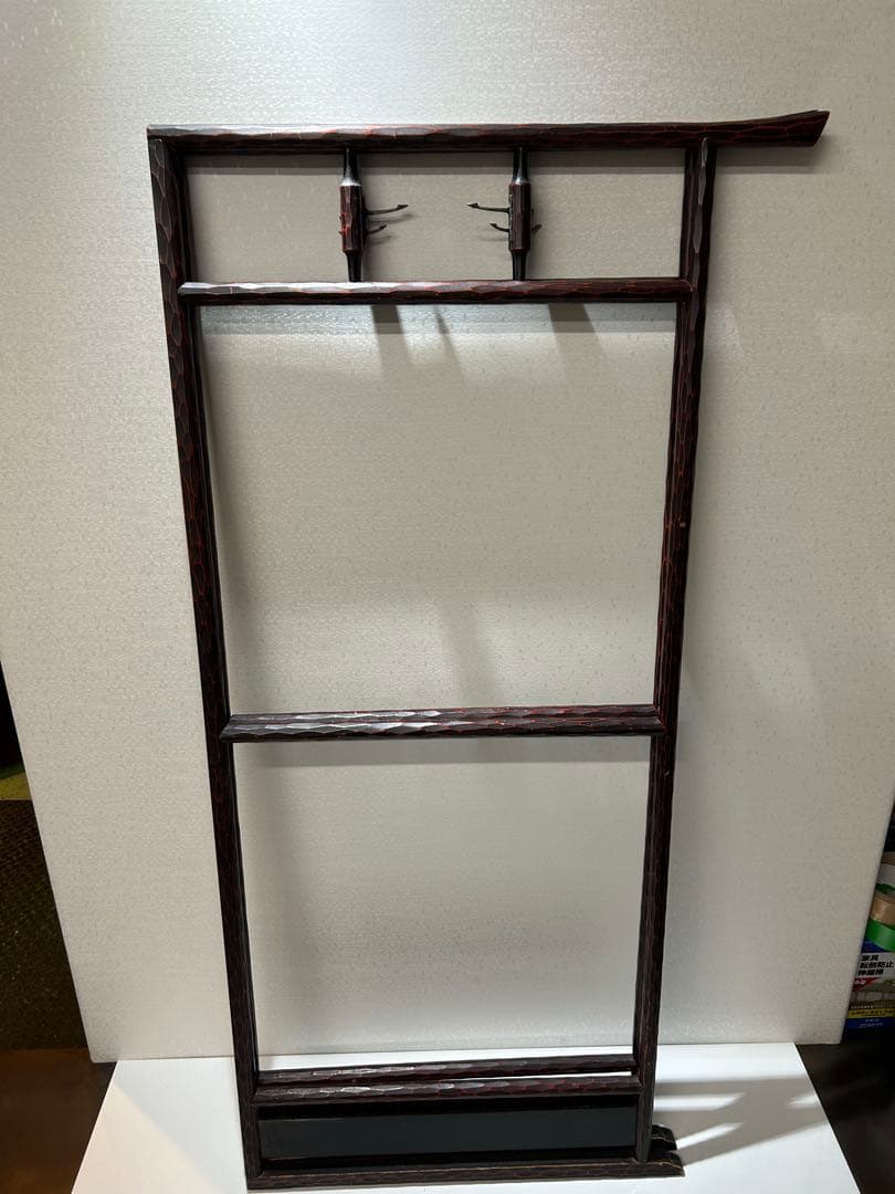 衣桁　着物掛け　昭和レトロ　折りたたみ　アンティーク　衣紋掛け　和家具　木製