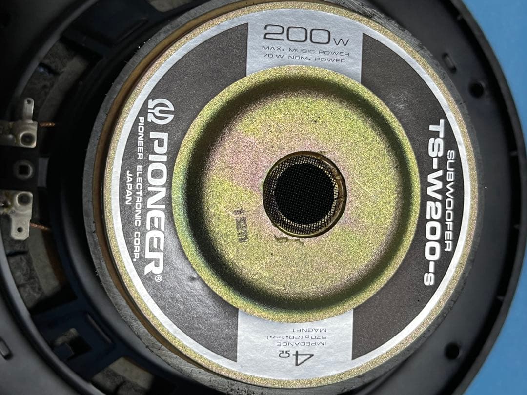 Pioneer TS-W200 -sサブウーファー2個音出しテスト済み