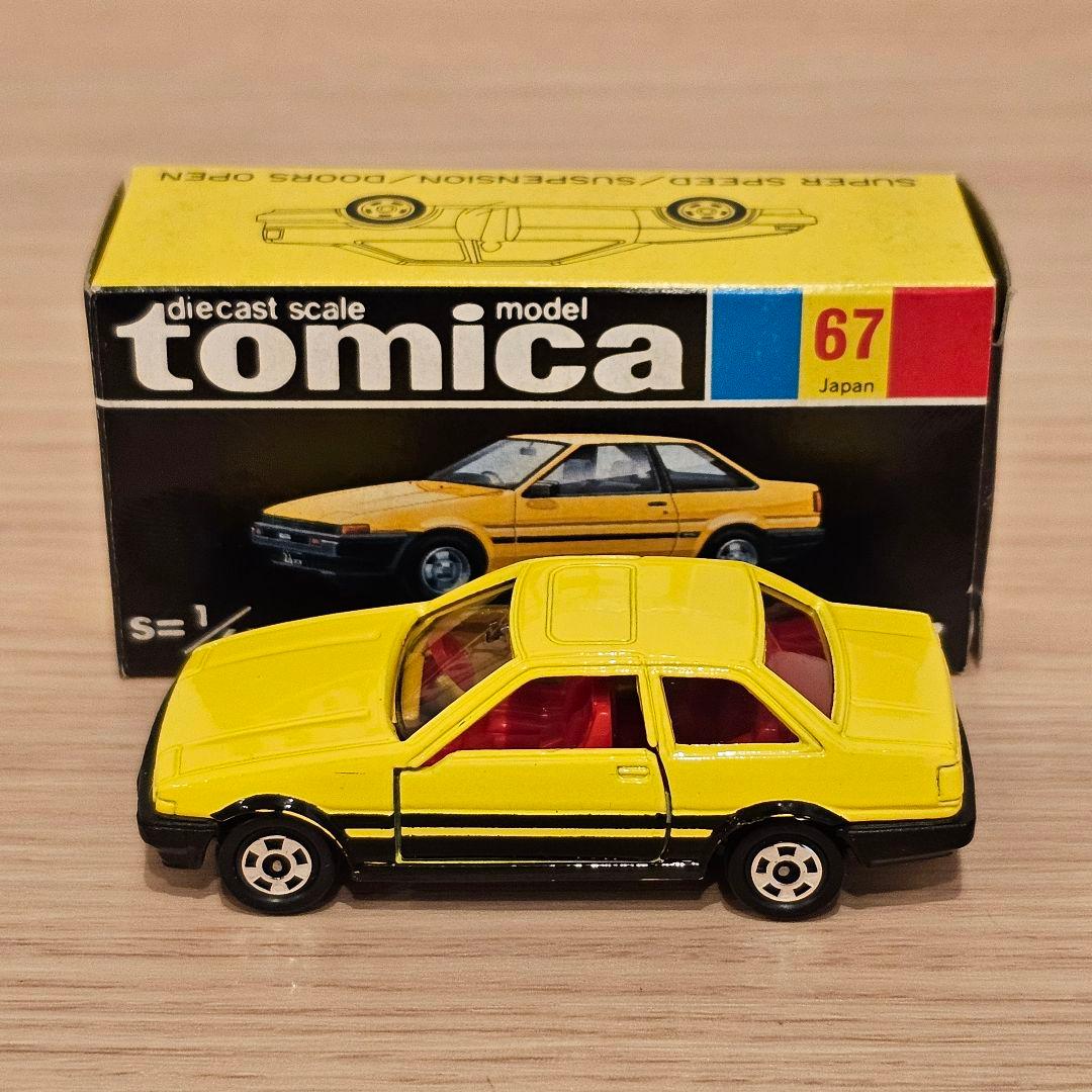 【トミカ】No.67 トヨタ スプリンター トレノ 2ドア 黒箱 美品 日本製