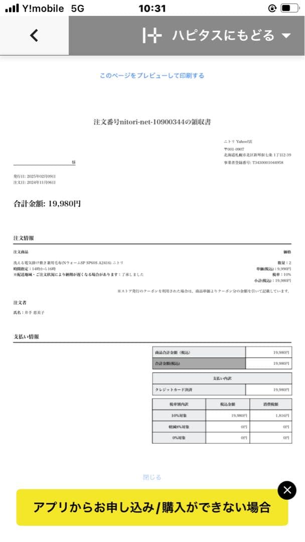 NT-SP60S 電気毛布 60W ポリエステル100%２枚
