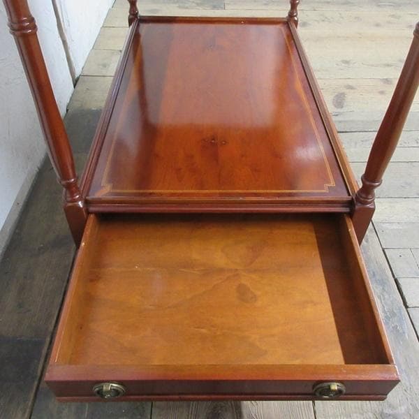 イギリス アンティーク 家具 キッチンワゴン 引き出し・トレー付き 6123e