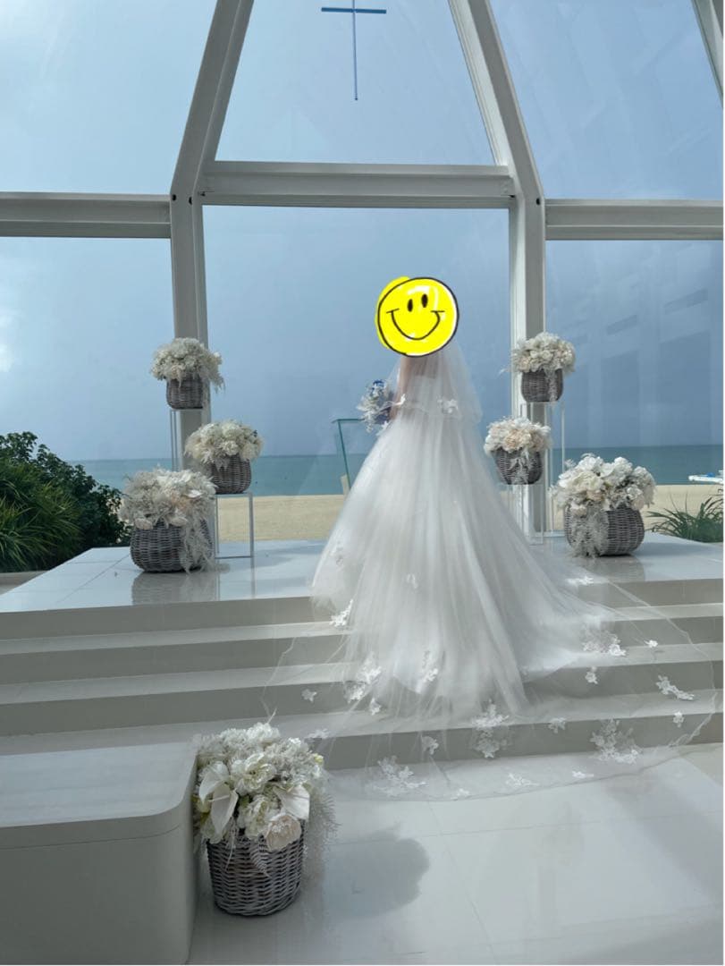 【ひろこ】withメロウ刺繍　ロングベール　アールイズウエディング