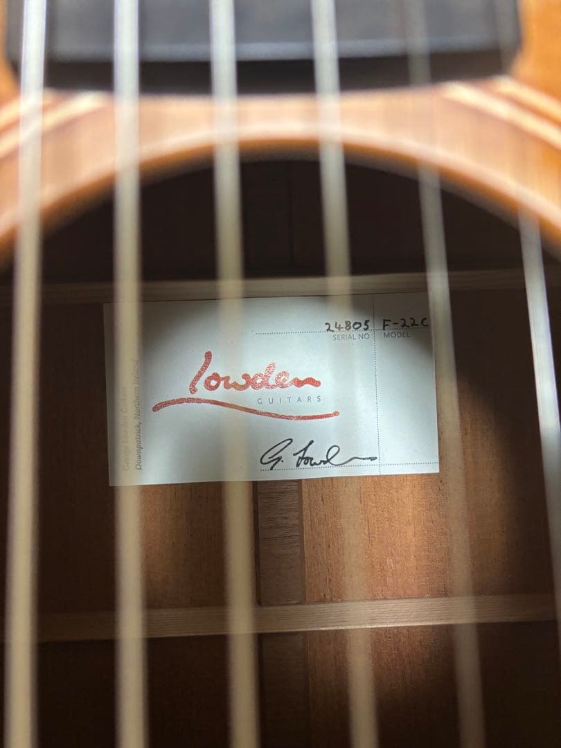 【最安値】Lowden F-22C lowden f-22cローデン　ギター