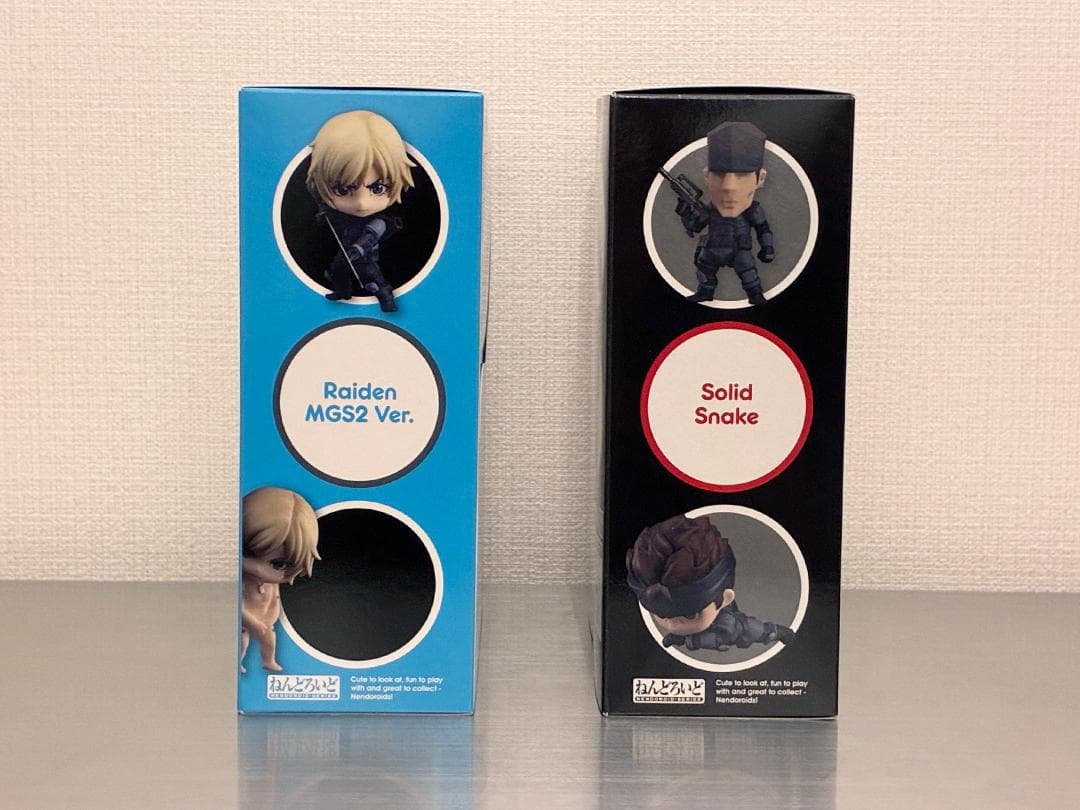 ねんどろいど MGS メタルギアソリッド ソリッド・スネーク 雷電 2点セット