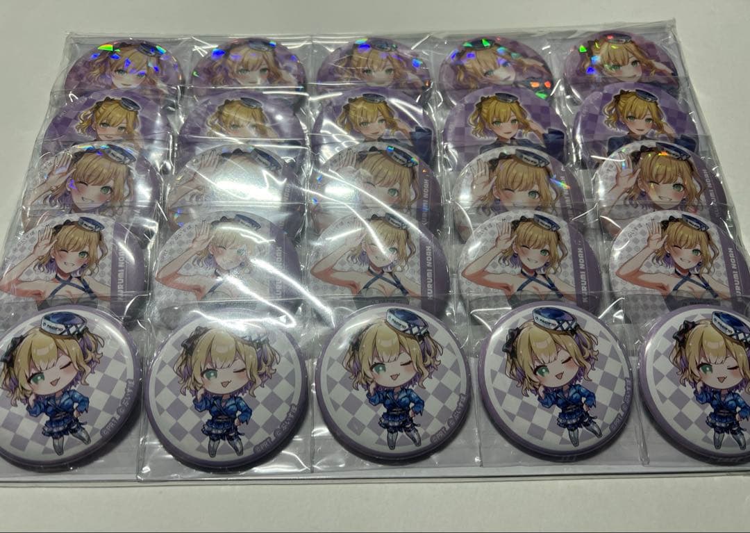 ぶいすぽ 胡桃のあ 推し活セット　パシフィック レーシング 缶バッジ　25個