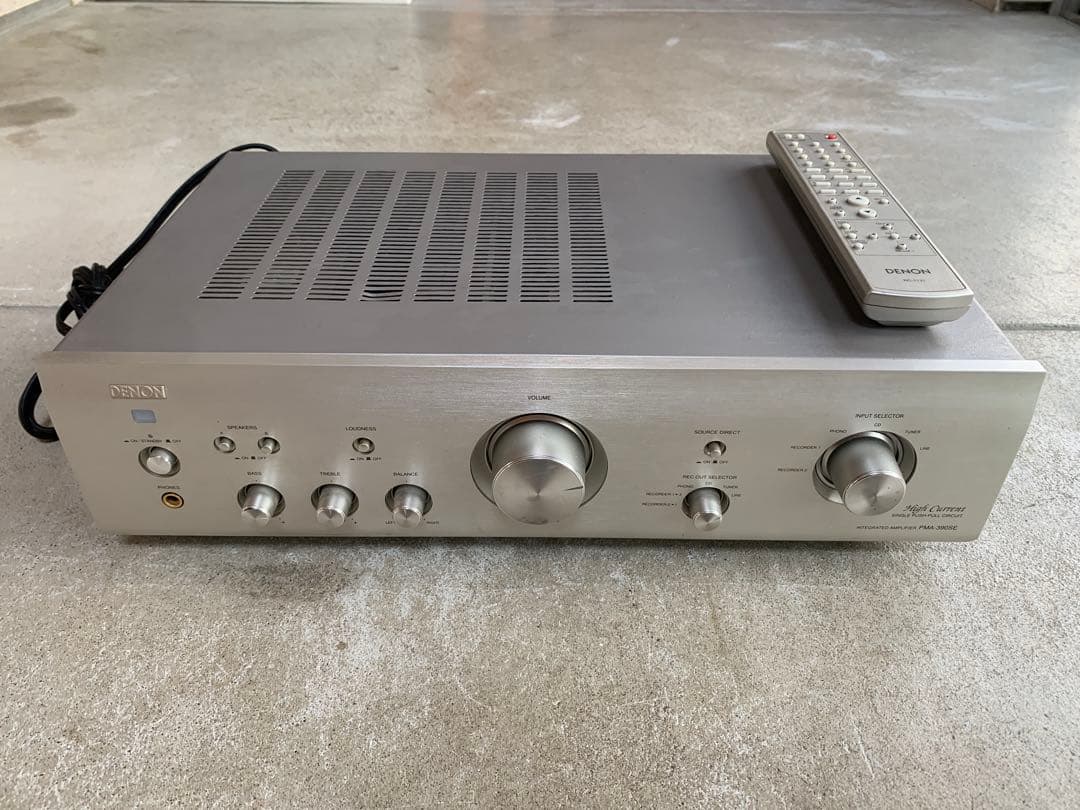 DENON デノン プリメインアンプ PMA-390SE シルバー 音響機器