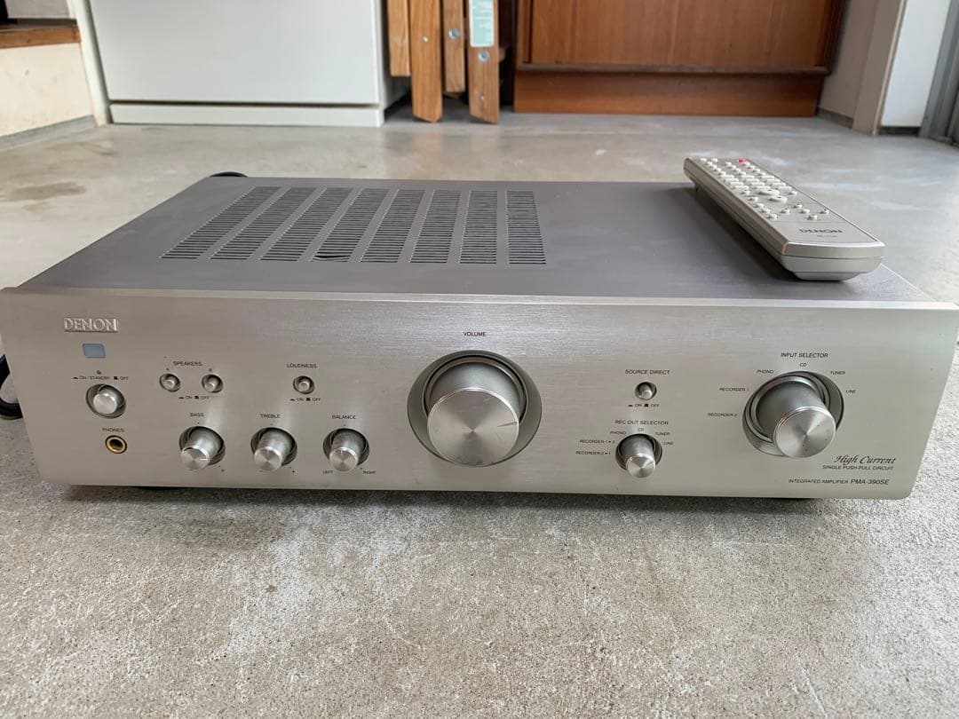 DENON デノン プリメインアンプ PMA-390SE シルバー 音響機器