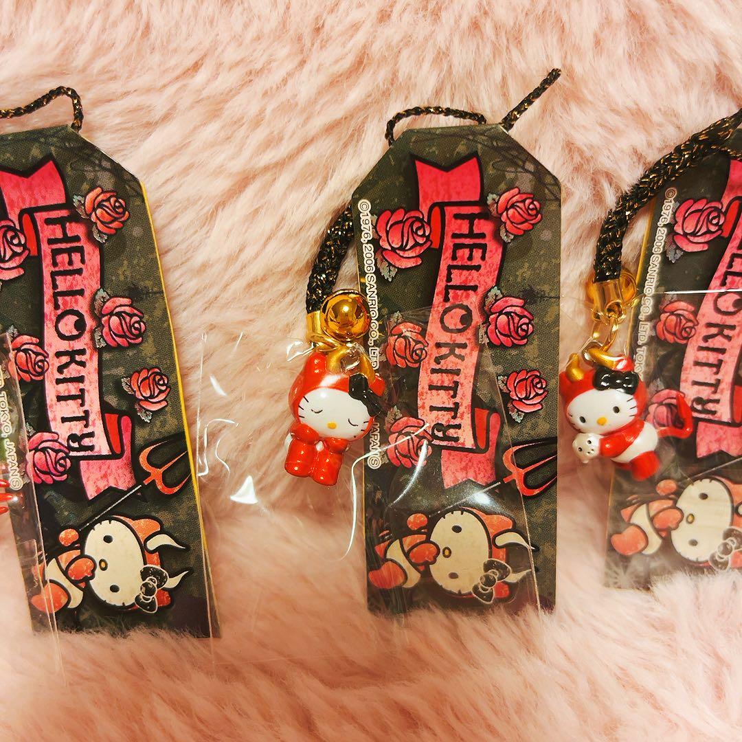 希少レア　ハローキティ　根付け　デビルシリーズ　2006 平成レトロ　サンリオ