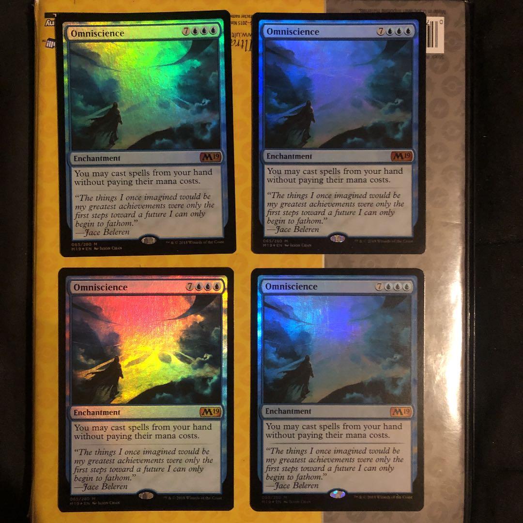 MTG 全知　Foil 英語　4枚