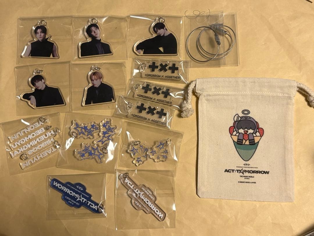 TXT 東京ドーム限定　DIYキーチャーム　コンプリートセット　スビン　diy