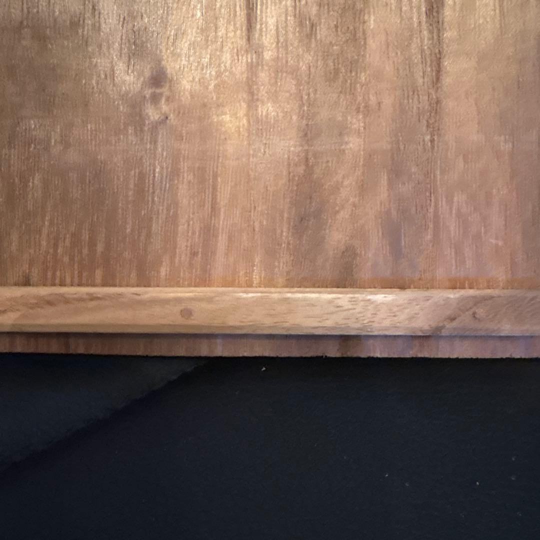 木製 長方形皿 手書き文字入り