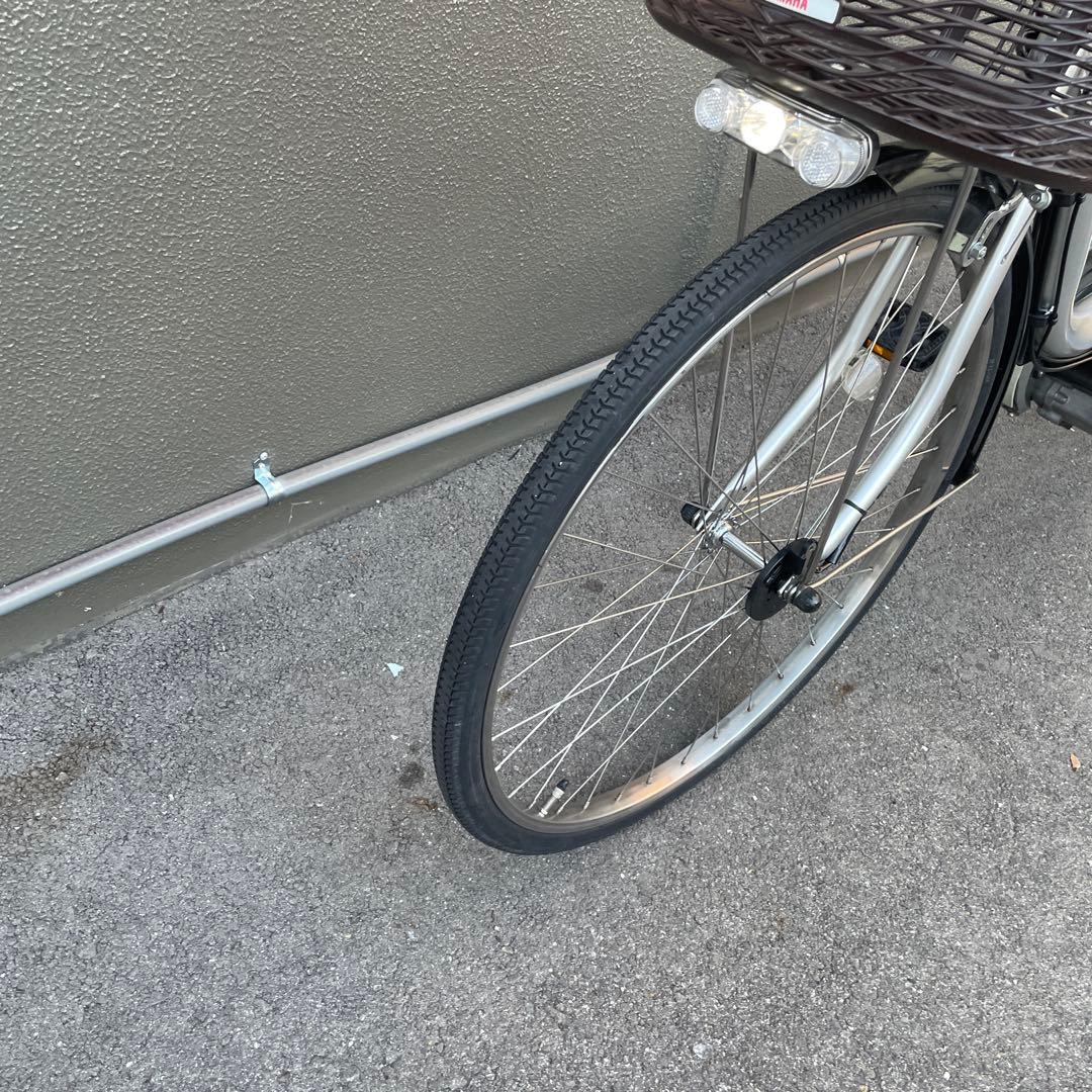 ヤマハ電動アシスト自転車26インチ シルバー