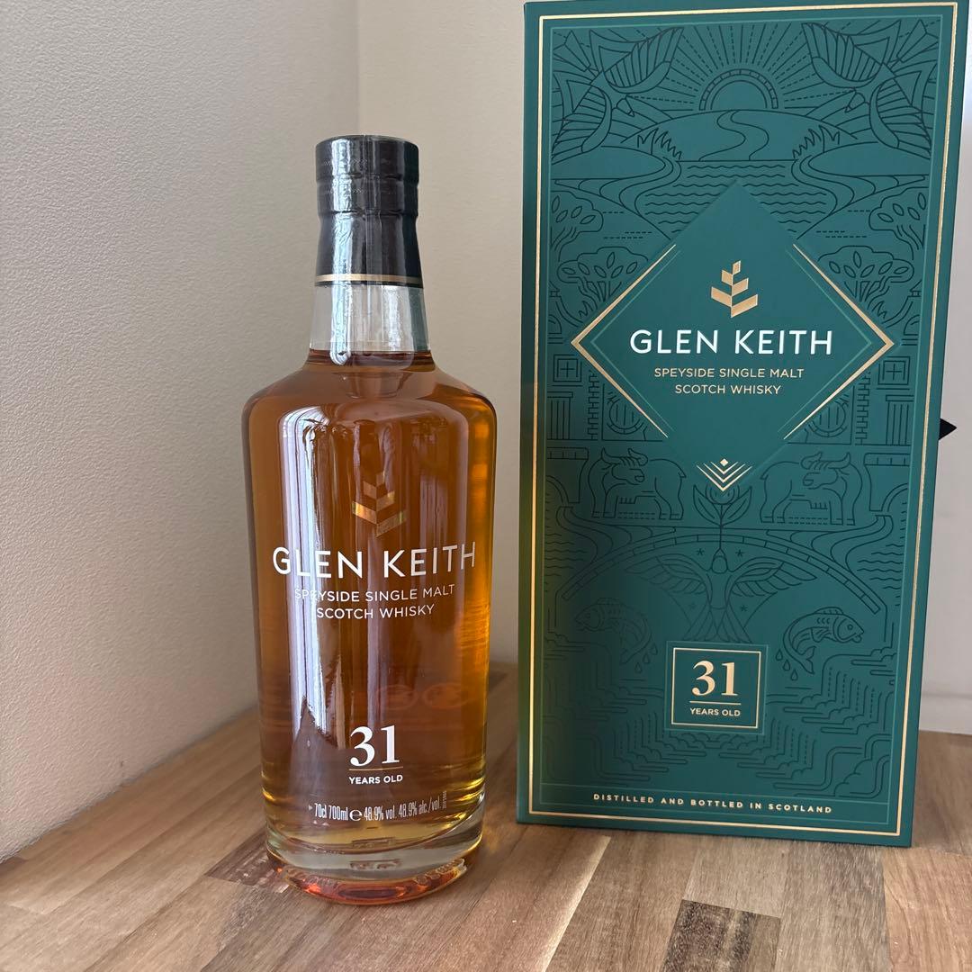 未開栓 グレンキース31年 スペイサイド シングルモルト 700ml 箱付き