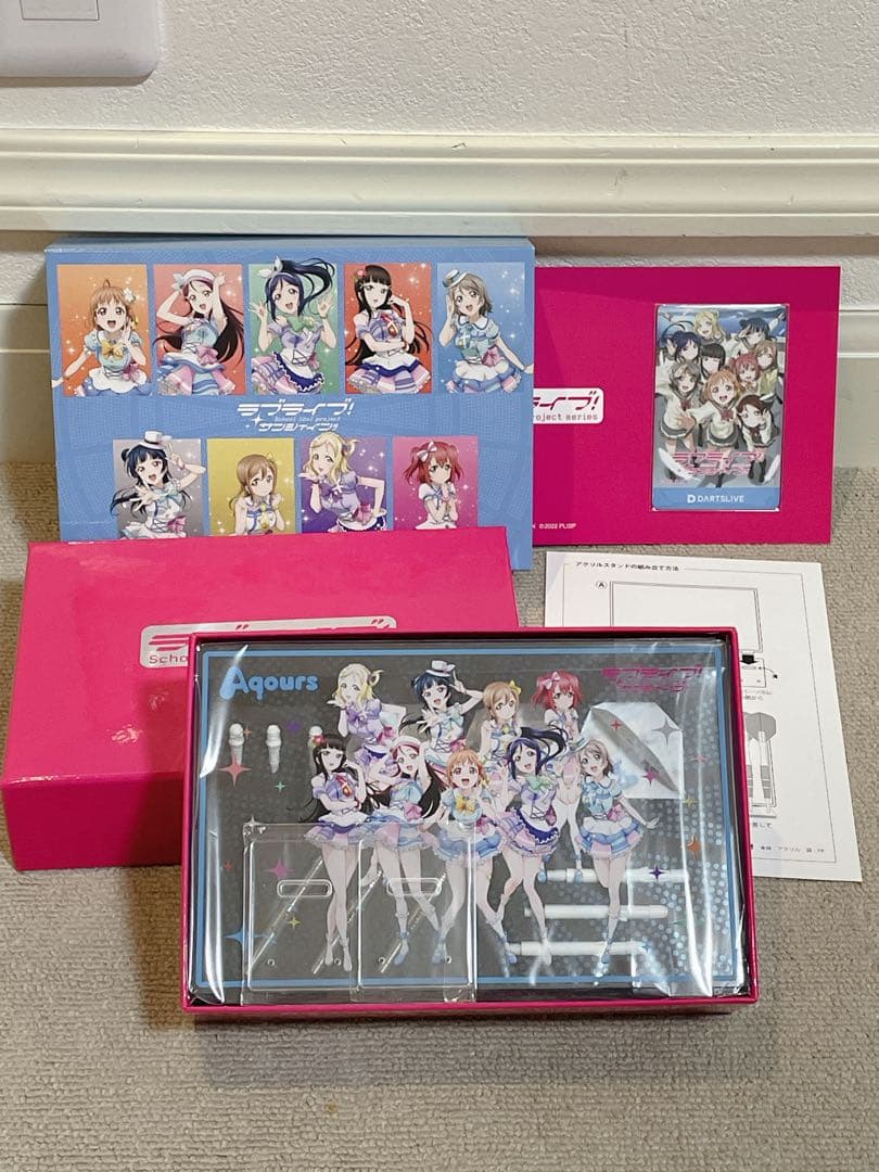 未使用 ダーツライブ ラブライブ！ ダーツセット アクア Aqours ダーツ