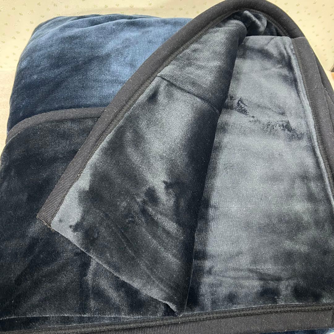 山善　洗えるふんわりあったか電気毛布　掛敷兼用毛布　シングル