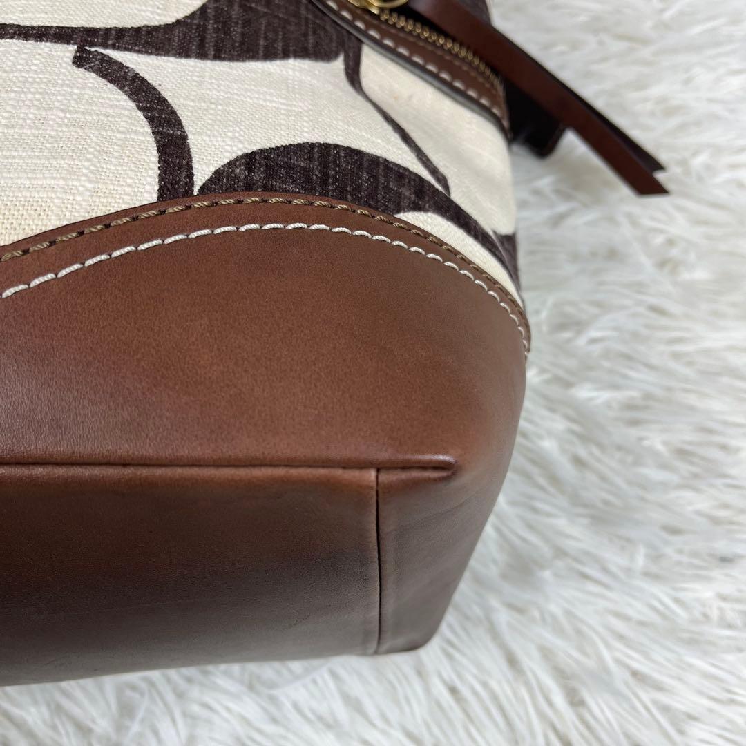 【希少】COACH キャンバス×レザー ワンショルダーバッグ レガシー