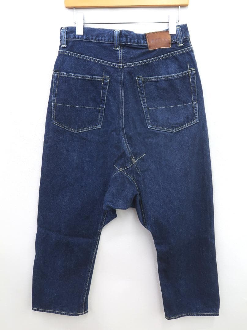 GANRYU ガンリュウ 15AW セルビッジサルエルデニムパンツ