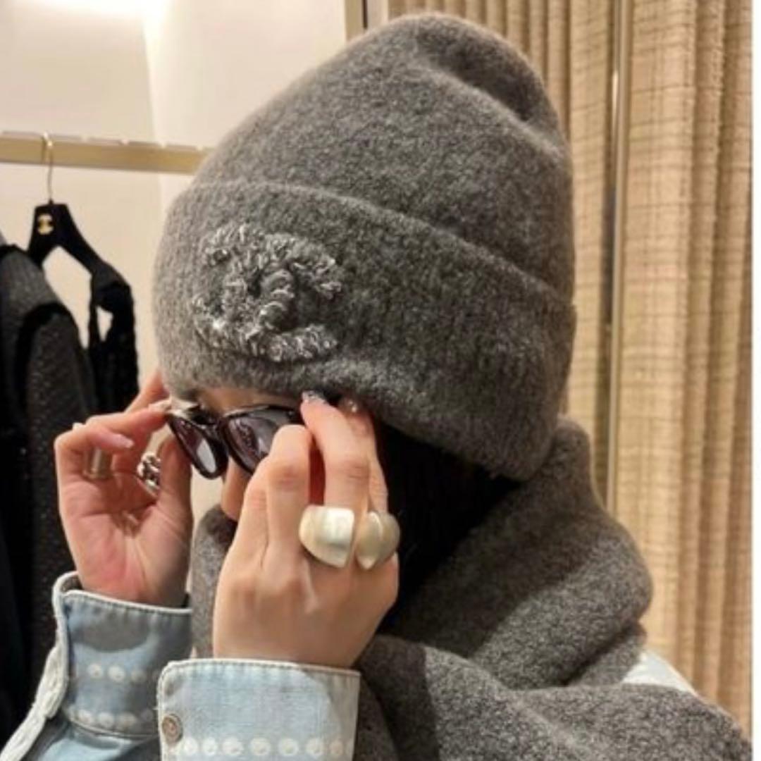 CHANEL☆シャネル☆メティエダール☆超最新！ ニット帽☆新品未使用品♪