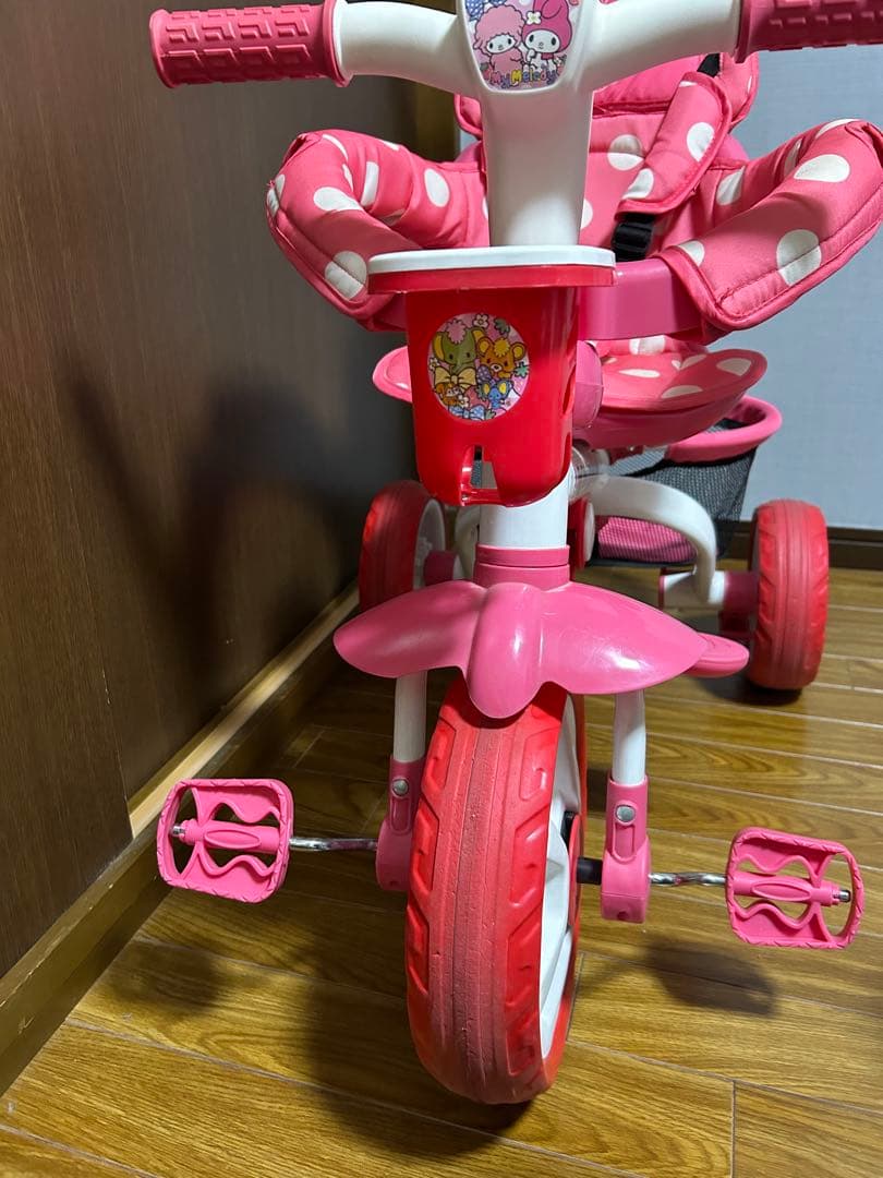 マイメロ水玉模様三輪車