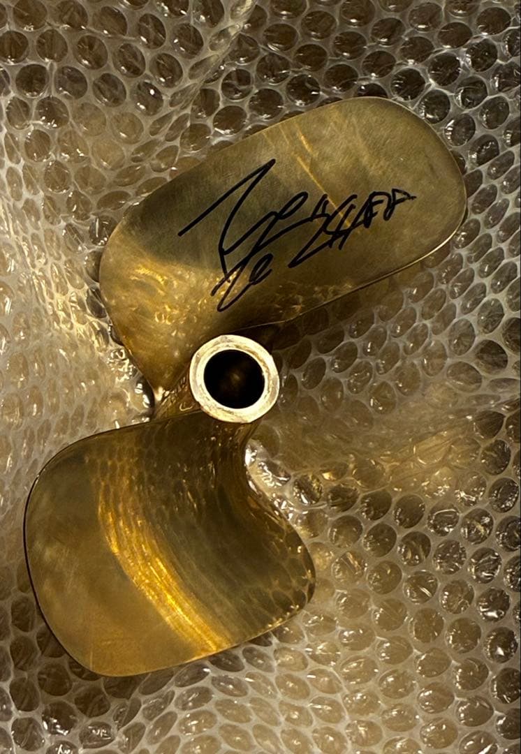 貴重 競艇グッズ ボートレース 久田敏之選手 サイン入りプロペラ