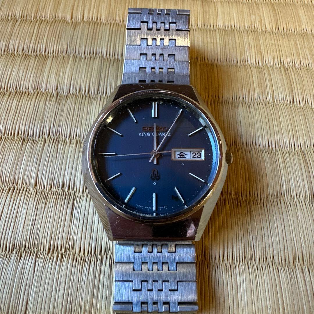 SEIKO キングクォーツ　腕時計　稼動品　4823-8010