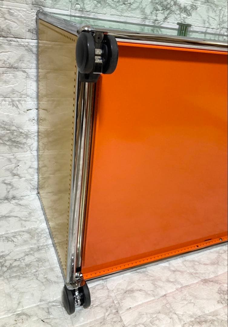 【希少 美品】USM ハラー ローボード マルチカラー キャスター付き 1段