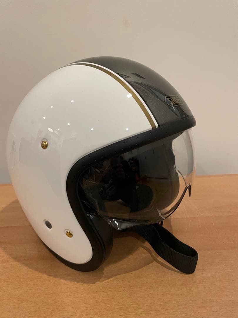 SHOEI ジェットヘルメット ホワイト・ブラック