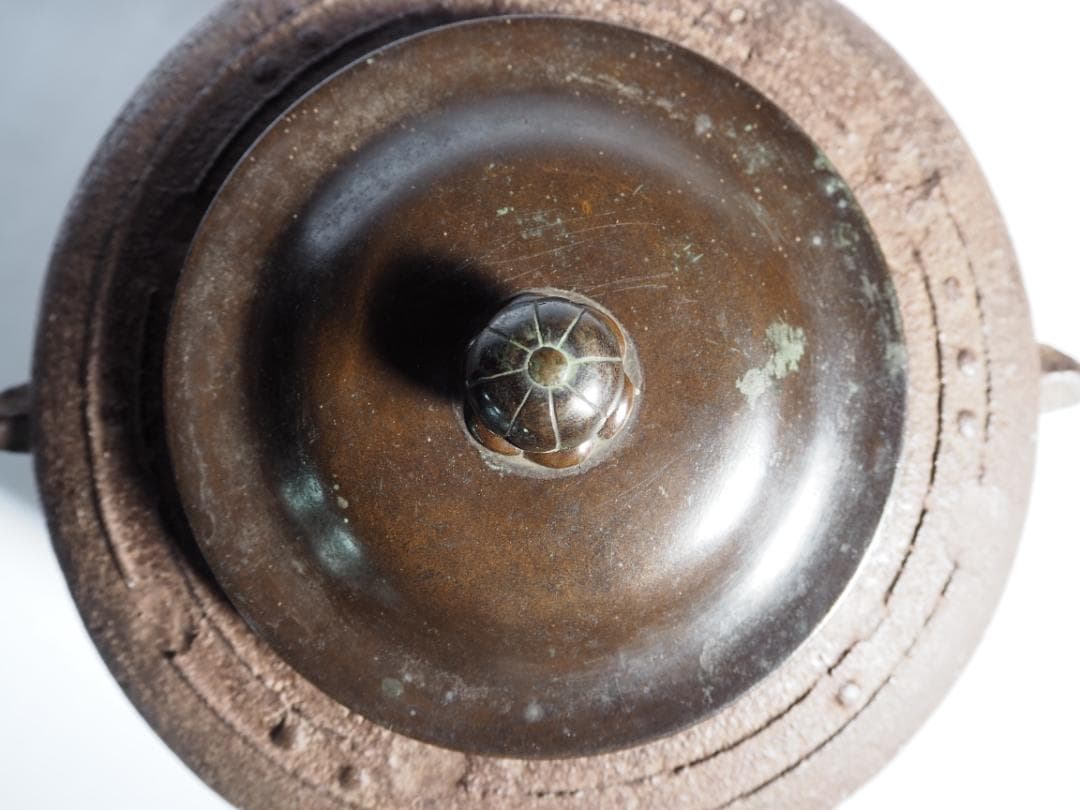 2代下間庄兵衛造『万代屋釜』15代大西清右衛門（浄心）極箱