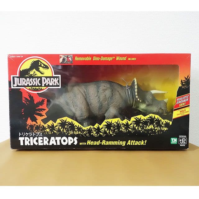【フィギュア】ジュラシック・パーク トリケラトプス 箱付き ケナー　日本語版
