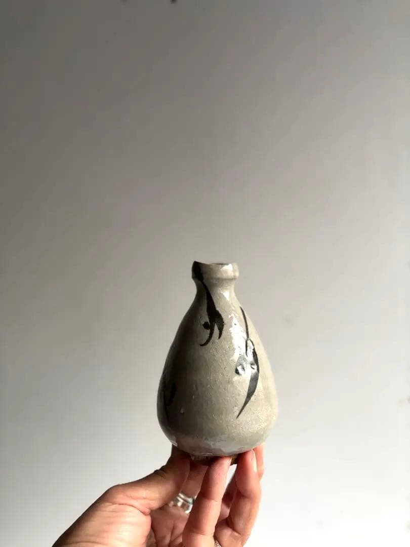 722 田中佐次郎 山瀬窯 絵唐津徳利 酒器 唐津焼 茶道 茶道具 民芸 未使用