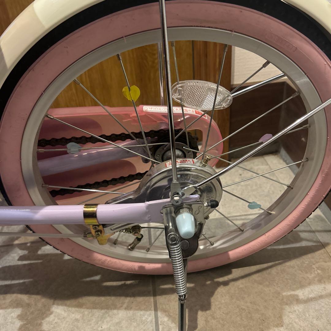 アイデス ゆめかわプリンセス自転車 18インチ ヘルメット プロテクターセット