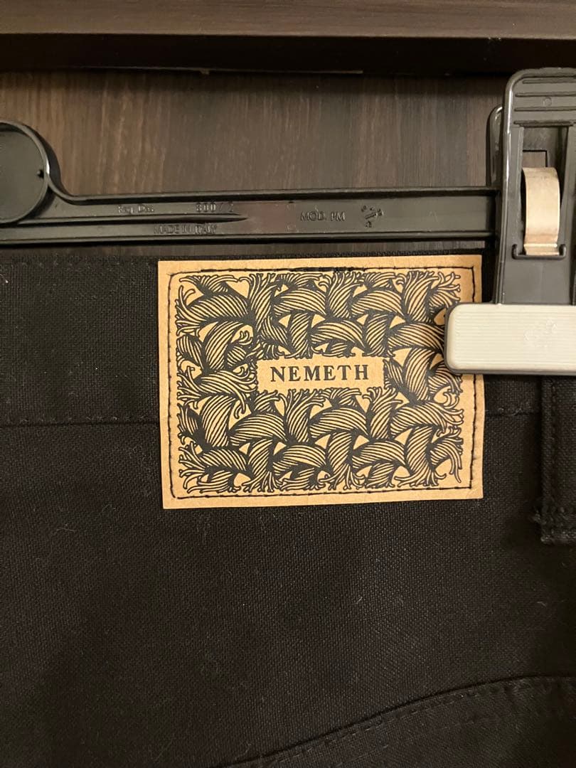 NEMETH ブラック サルエルパンツ