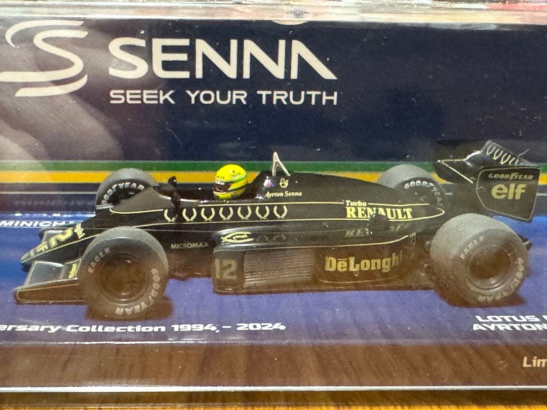 ミニチャンプス ロータス ルノー 98T A.セナ 1986 ウェザリング仕様