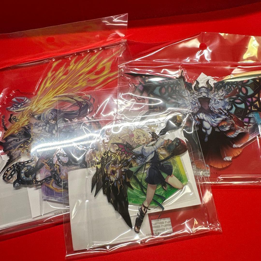 遊戯王 YCSJ アクリルスタンド 3個セット フルルドリスエクレシアカルテシア