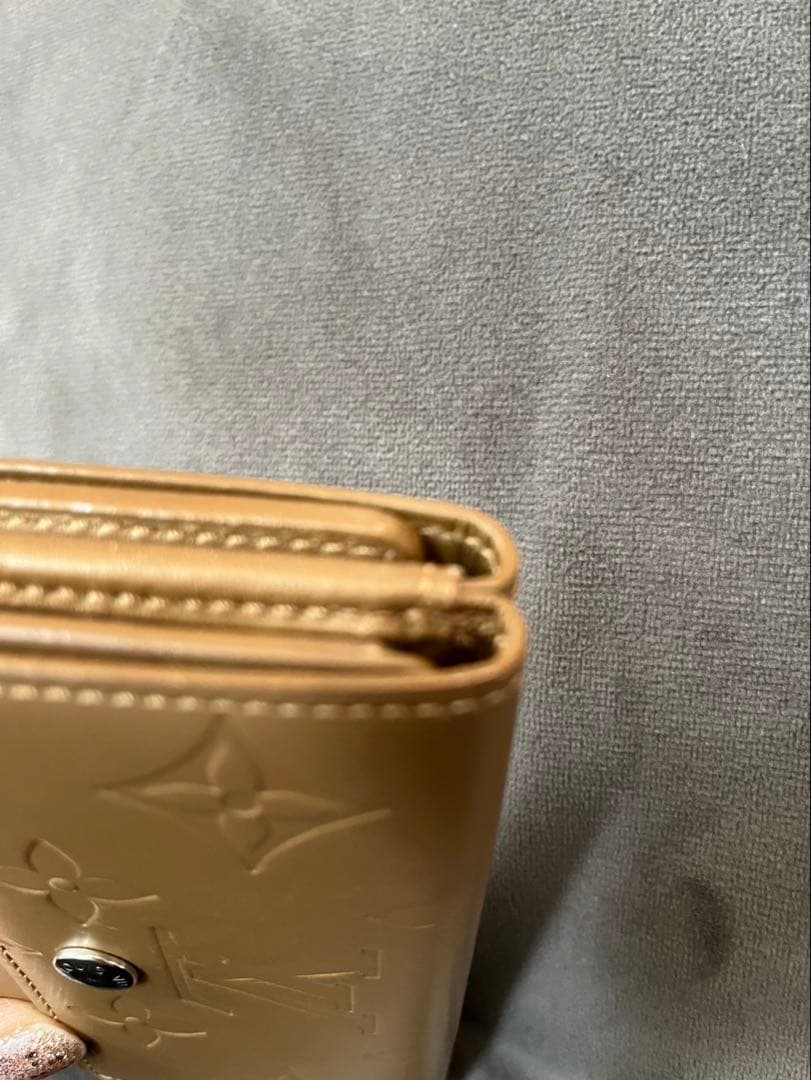 最終価格‼️ルイヴィトン 折り財布　 ベージュ　美品