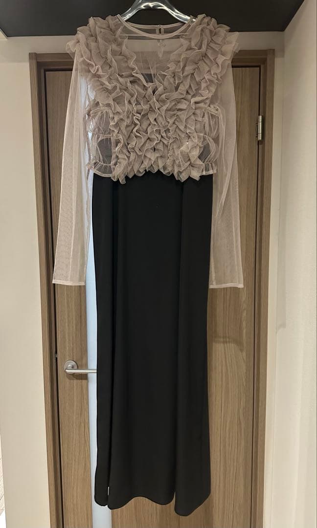 【eri】美品‼️ドレス未使用‼️【atlo】3点セットフリルボレロドレス